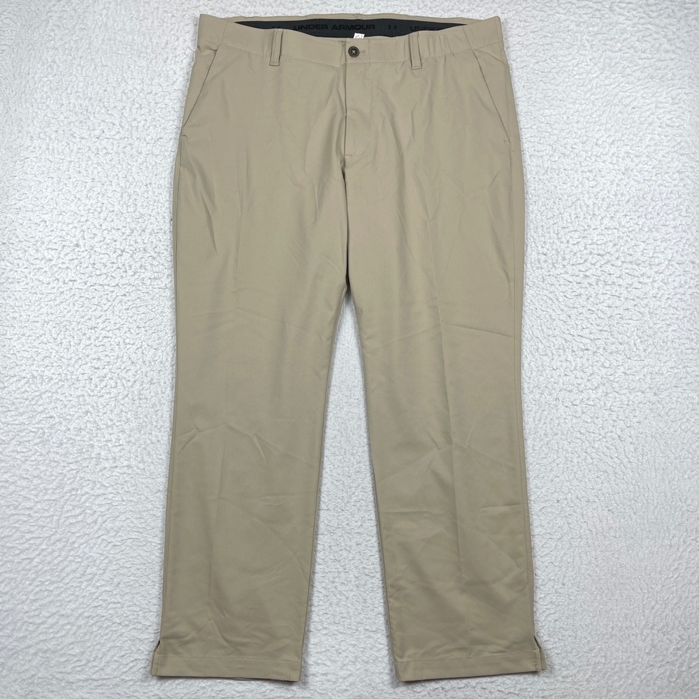 Under Armour Golf Pants Mens 40x30 Khaki Showdown Stretch Athletic Gorpcore